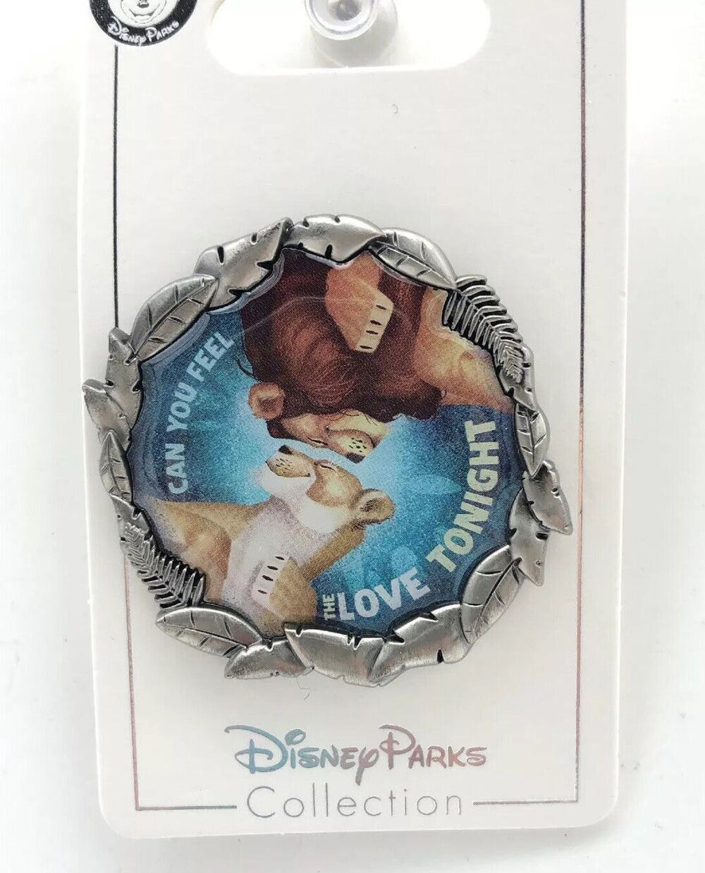 Disney Parks 3D Pin The Lion King "Can You Feel The Love Tonight" Simba Nala